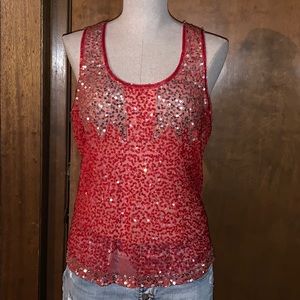 Buckle boutique sparkle tank